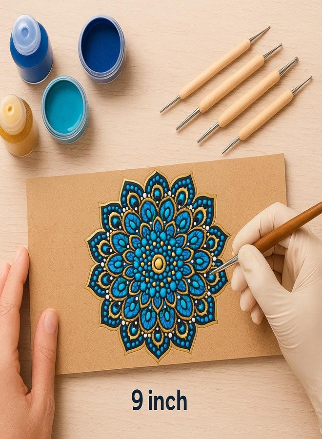 RK Trends 3.4 mm MDF Boards for DIY Art & Crafts,(Pack of 6Pcs) Wood MDF Sheets for Craft Work, Painting, Resin Art, Fluid Art, Decoupage, Mandala Art, Pyrography. (9 Inch x 2.5 Inch) - Image 5